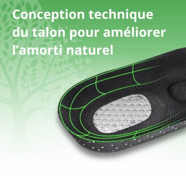 Semelles orthopédiques pour la course, conçues pour réduire les douleurs et améliorer le confort pendant l'exercice